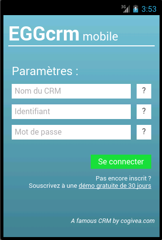 appli mobile eggcrm