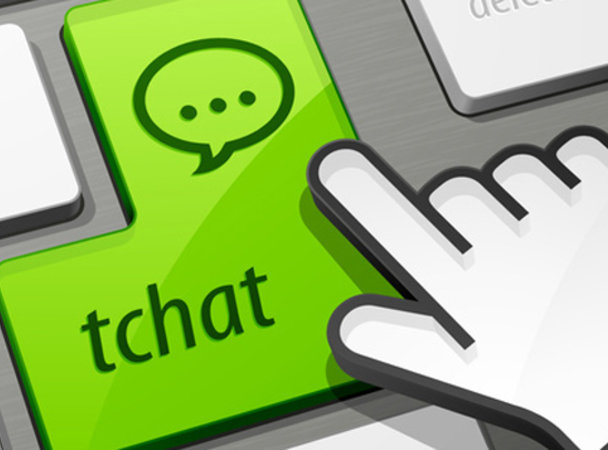 click to chat avec le CRM