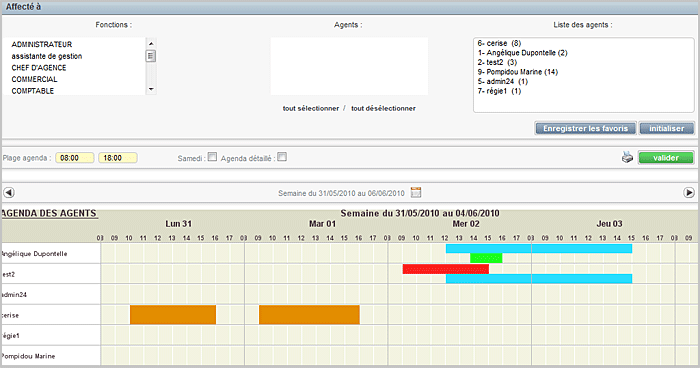 planning partagé